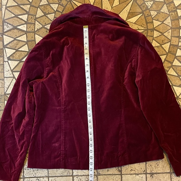 CHICO’s single breasted velour jacket blazer 2 - Picture 10 of 14